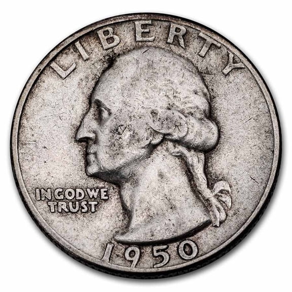 1950-S Washington Quarter VG/XF