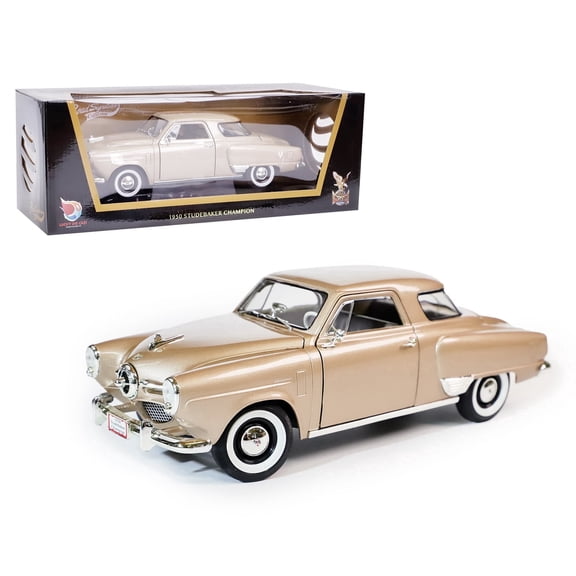 1950 Studebaker Champion 1/18 Diecast Model Car by LUCKY DIE CAST - Opening Hood Doors Trunk, Detailed Inline-6 Engine, Display Base, Collectible