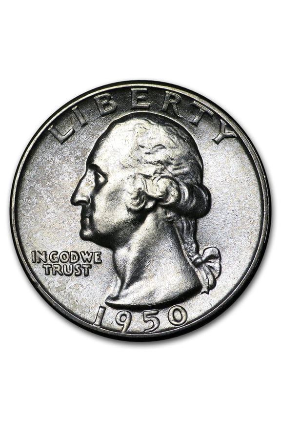 1950 Washington Quarter BU