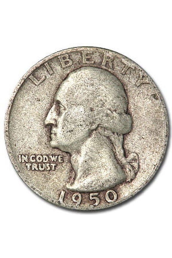 1950 Washington Quarter VG/XF