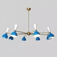 thumbnail image 1 of 1950's Mid Century Modern Light Shade Sputnik Italian Chandelier Light Fixture, 1 of 3