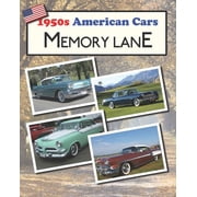 1950s American Cars Memory Lane Large print picture book for dementia patients, Paperback