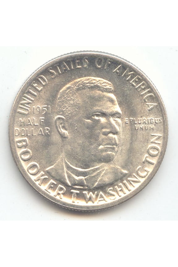 1951 Booker T. Washington Commemorative Half Dollar, BTW, Choice BU