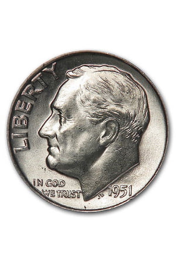 1951-D Roosevelt Dime BU
