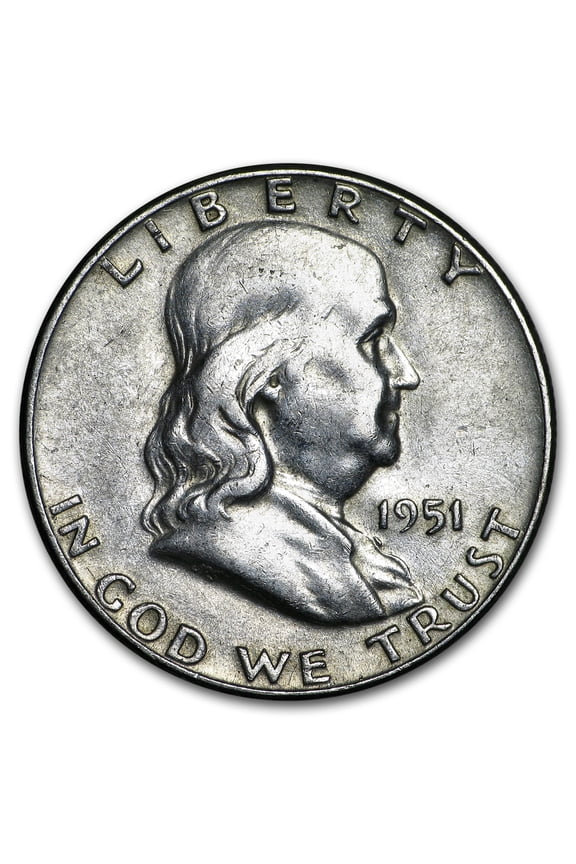1951 Franklin Half Dollar Fine/XF