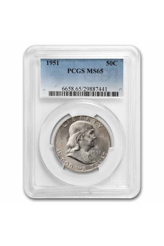 1951 Franklin Half Dollar MS-65 PCGS