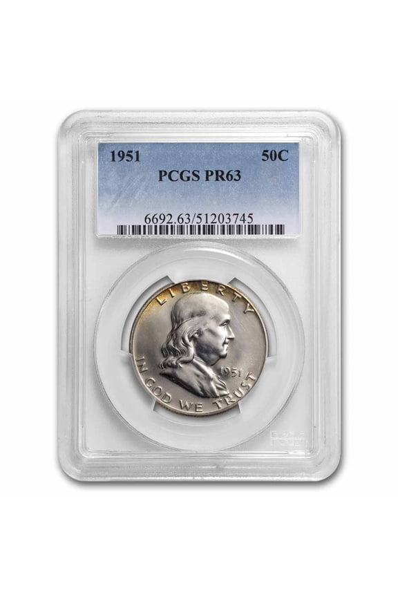 1951 Franklin Half Dollar PR-63 PCGS
