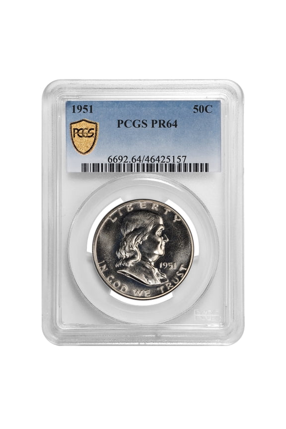 1951 Franklin Half Dollar PR-64 PCGS