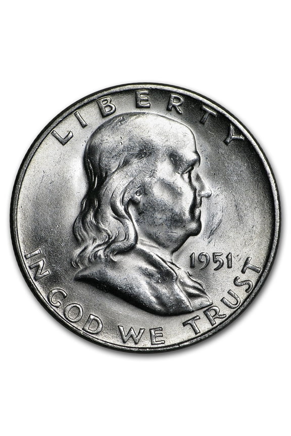 1951-S Franklin Half Dollar AU