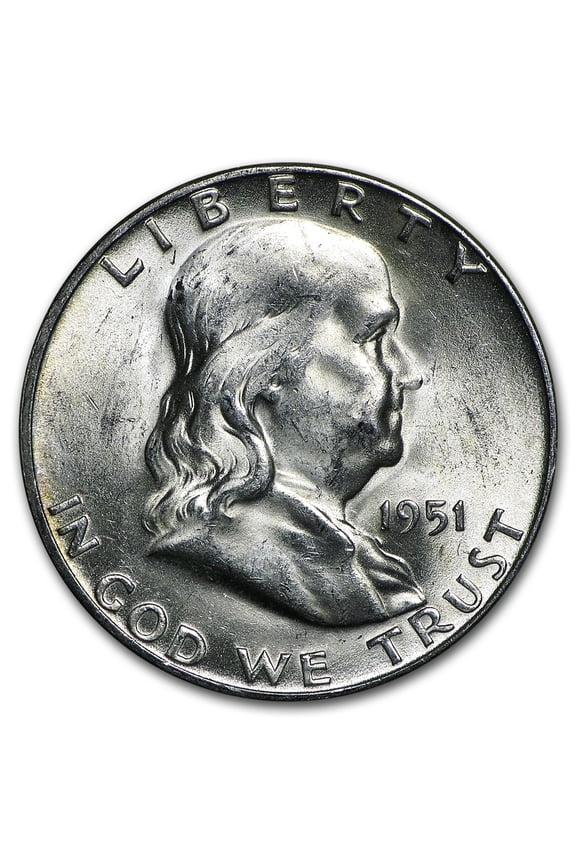 1951-S Franklin Half Dollar BU