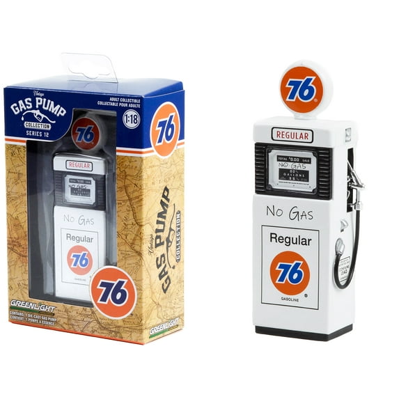 1951 Wayne 505 Gas Pump "Union 76 Regular Gasoline" White "Vintage Gas Pumps" Series 12 1/18 Diecast Model by Greenlight