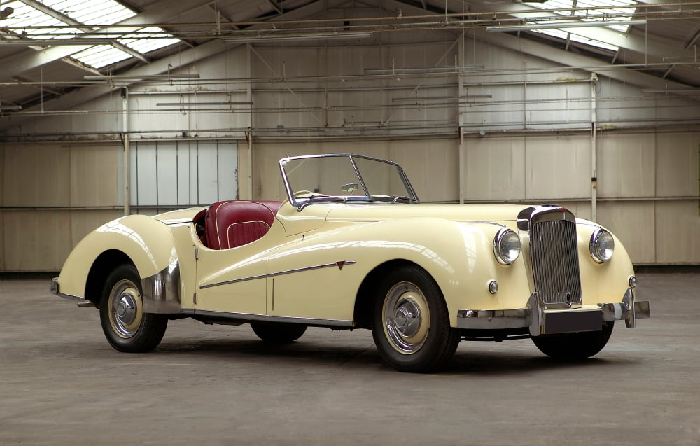 1952 Alvis TB21 Roadster 6 cylinder 30 litre engine Only 31 ever built Country of origin United Kingdom Canvas Art - Panoramic Images (24 x 38)