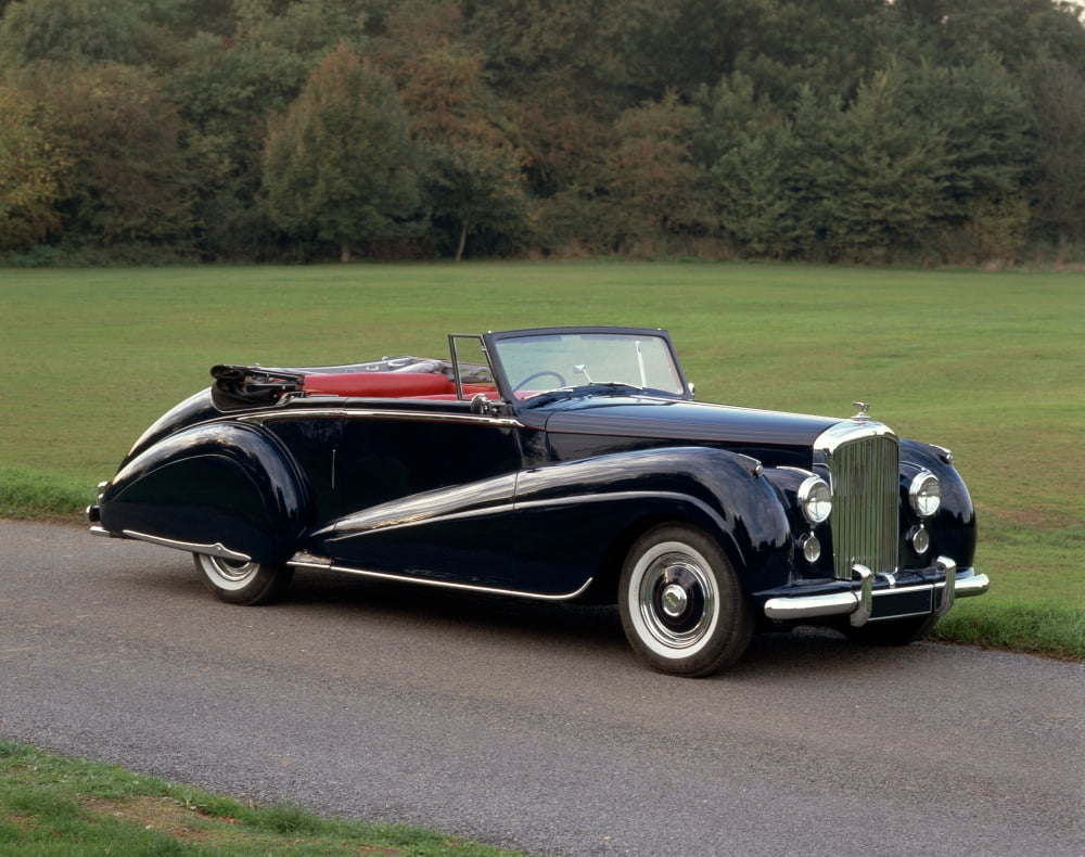 1952 Bentley Mk VI 45 litre drophead coupe Country of origin United Kingdom Canvas Art - Panoramic Images (22 x 28)