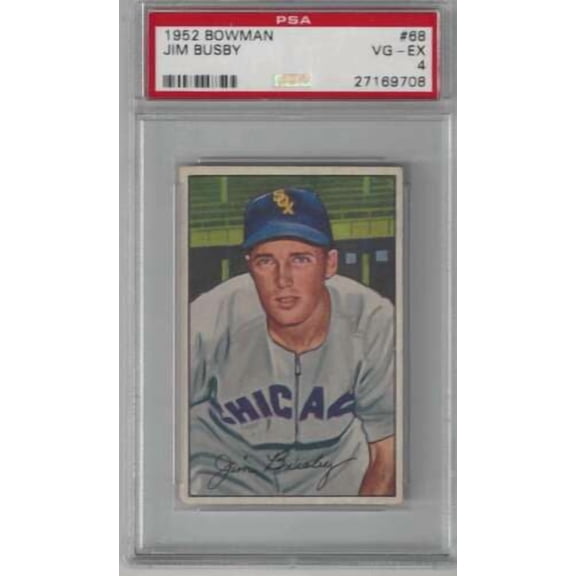 1952 Bowman Jim Busby #68 Base Set PSA PSA 4