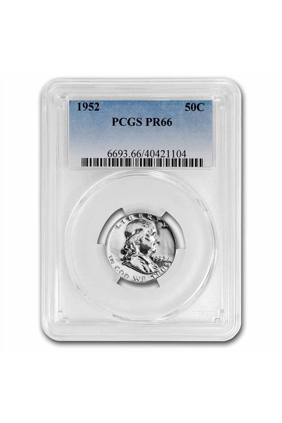 1952 Franklin Half Dollar PR-66 PCGS