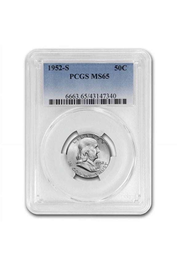 1952-S Franklin Half Dollar MS-65 PCGS