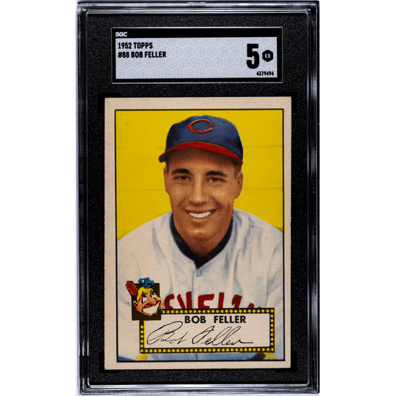 1952 Topps Bob Feller #88 SGC 5