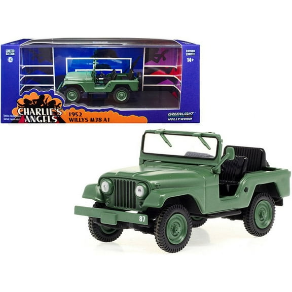 1952 Willys M38 A1, Charlie's Angels - Greenlight 86606 - 1/43 scale Diecast Model Toy Car