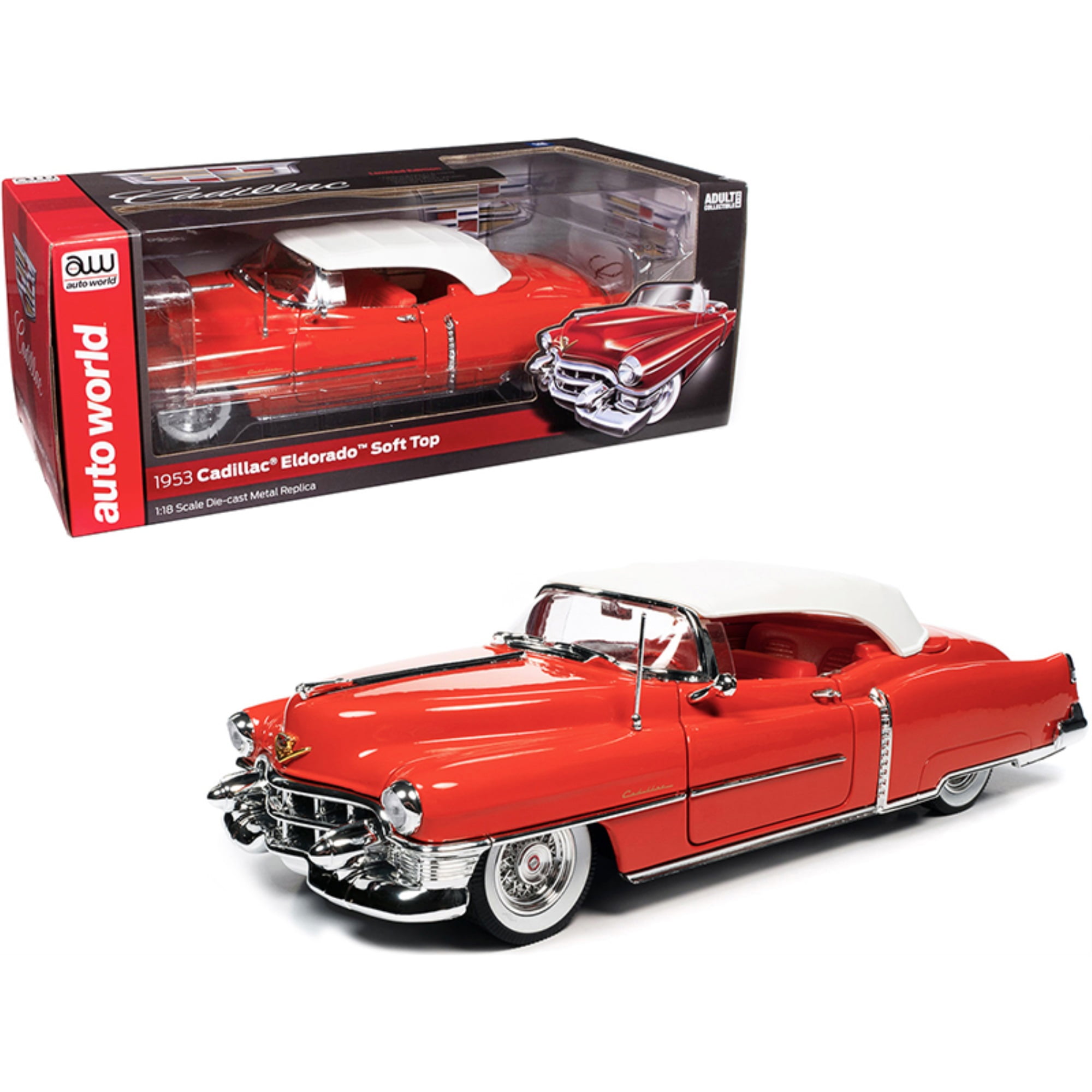 1953 Cadillac Eldorado Soft Top Aztec Red With White Top And