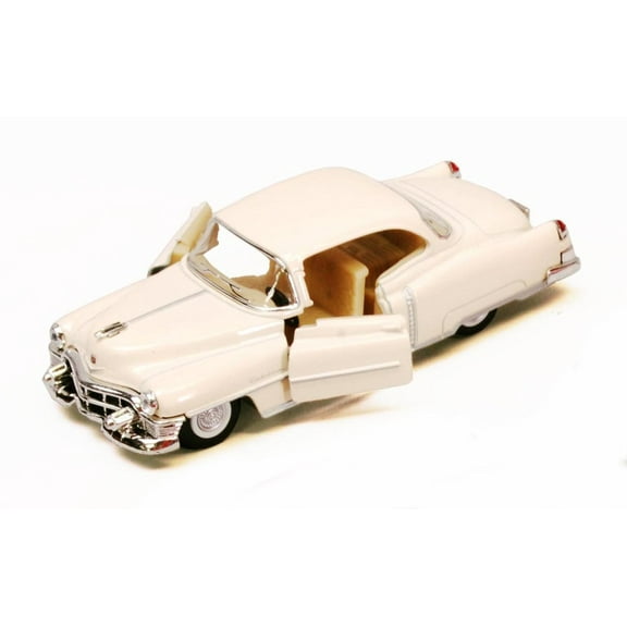 1953 Cadillac Series 62, Ivory - Kinsmart 5339D - 1/43 scale Diecast Model Toy Car (Brand New, but NOT IN BOX)
