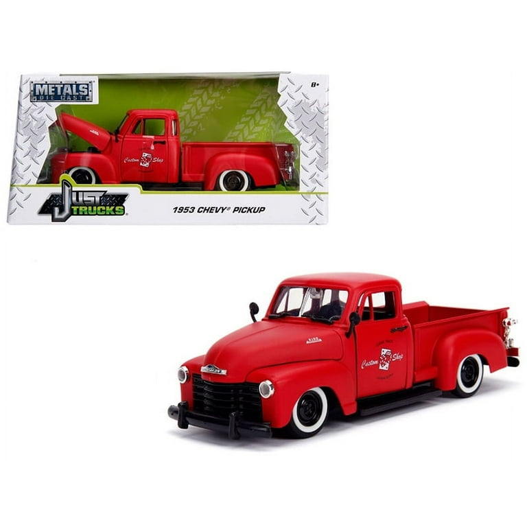 ウェリー 1/24 1953 シボレー 3100 ピックアップ - RED Welly 1953 Chevrolet 3100 Pickup Truck Lowrider, Red Metallic