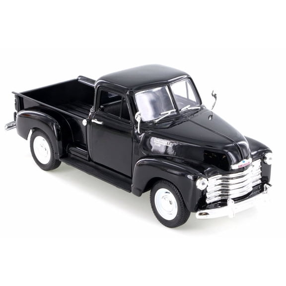 1953 Chevy 3100 Pick Up Truck, Black - Welly 22087/4D - 1/24 Scale Diecast Model Toy Car (Brand New but NO BOX)