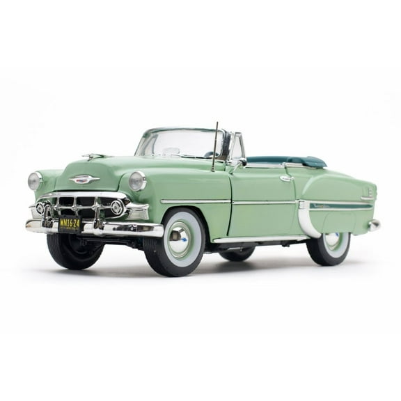1953 Chevy Bel Air Open Convertible, Surf Green - Sun Star 1624 - 1/18 scale Diecast Model Toy Car