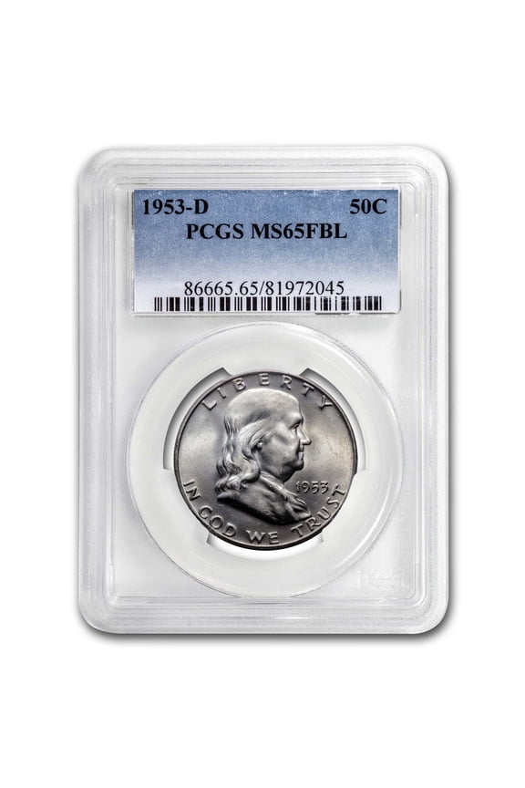 1953-D Franklin Half Dollar MS-65 PCGS (FBL)