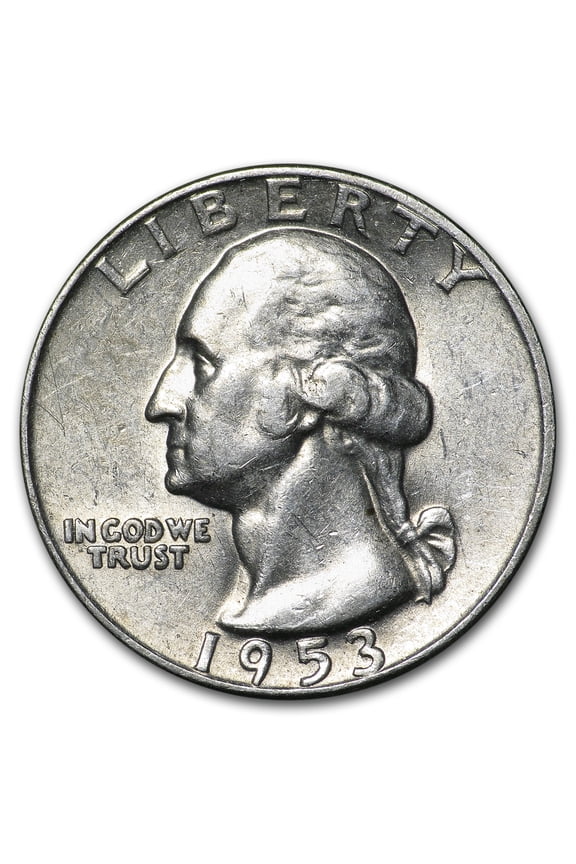 1953-D Washington Quarter AU