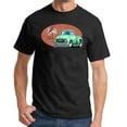 1953 Ford F100 Light Green Pickup Truck Brick Wall Classic Tshirt