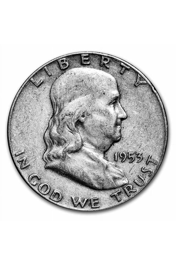 1953 Franklin Half Dollar Fine/XF