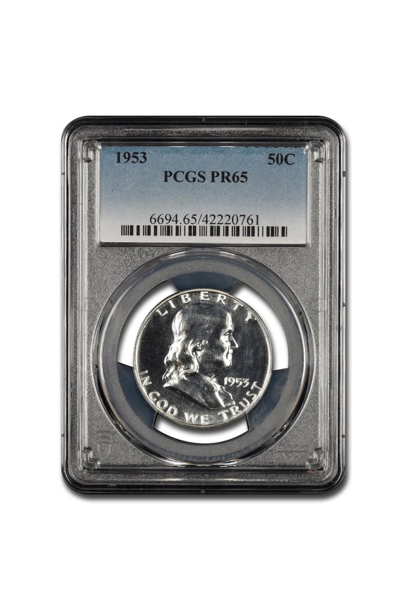 1953 Franklin Half Dollar PR-65 PCGS