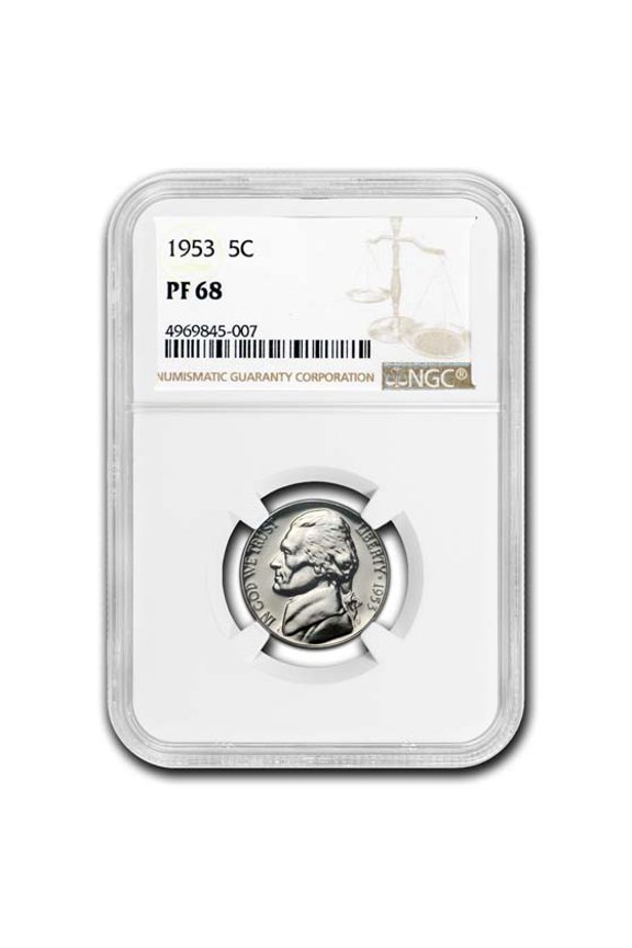 1953 Jefferson Nickel PF-68 NGC