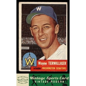 1953 Topps Wayne Terwilliger #159 Baseball Card Washington Senators MLB
