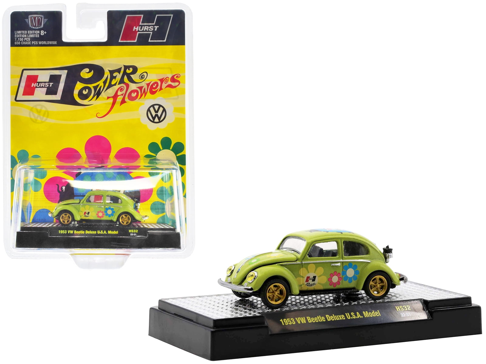 1953 Volkswagen Beetle Deluxe U.S.A. Model Lime Green Met. w