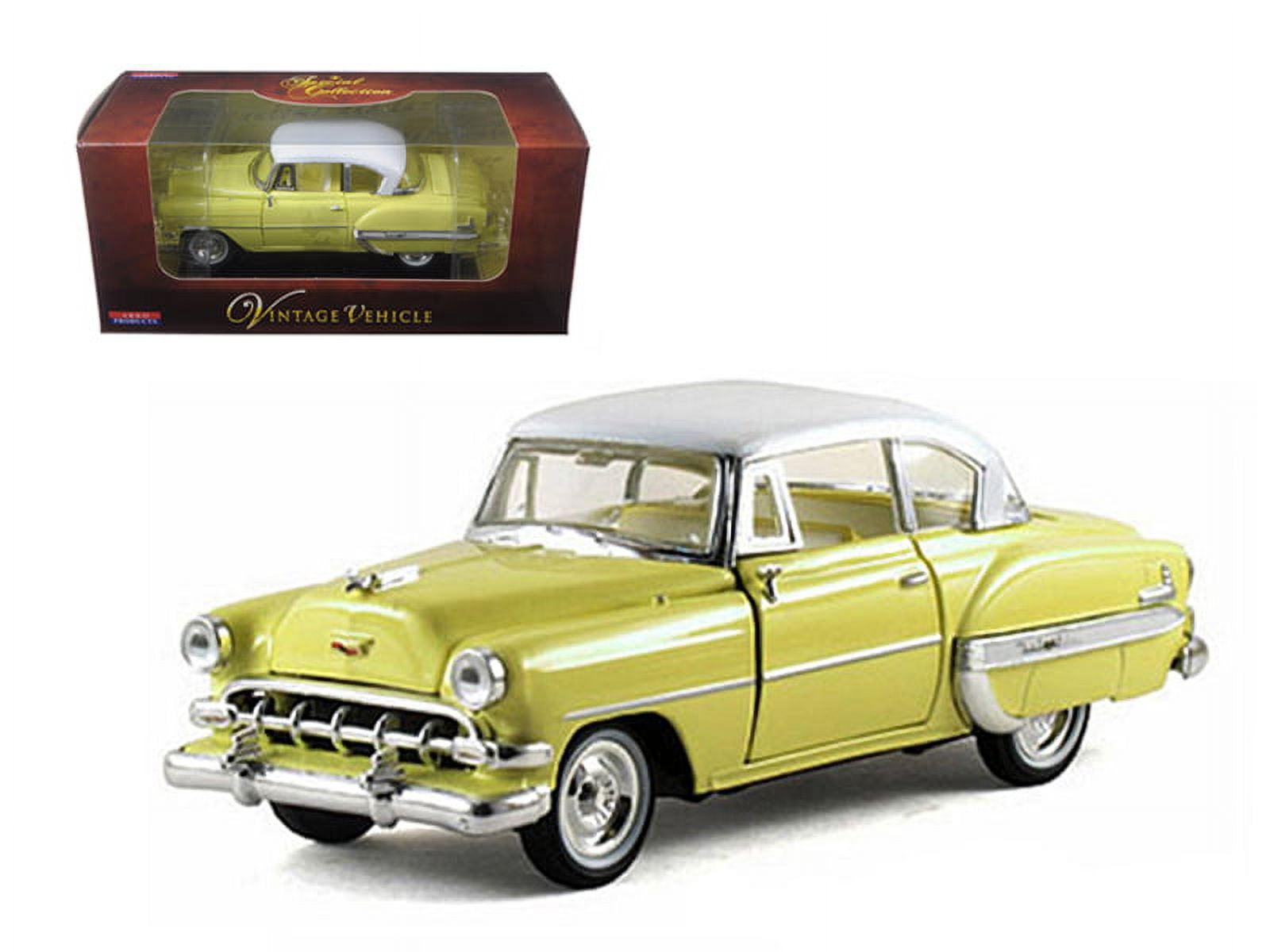 1954 Chevrolet Bel Air Yellow 1/32 Diecast Car Model by Arko Products
