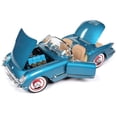 thumbnail image 1 of 1954 Chevrolet Corvette Convertible Pennant Blue Metallic "American Muscle" Series 1/18 Diecast Model Car by Auto World, 1 of 8