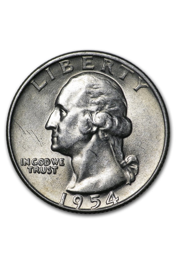 1954-D Washington Quarter AU