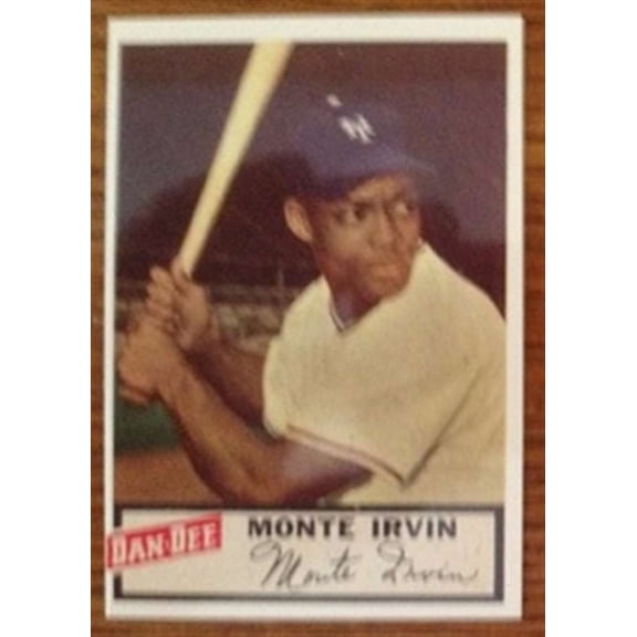 1954 Dan-Dee REPRINT Monte Irvin NY Giants 1 Card Team Set Near NM-MT to NM-MT