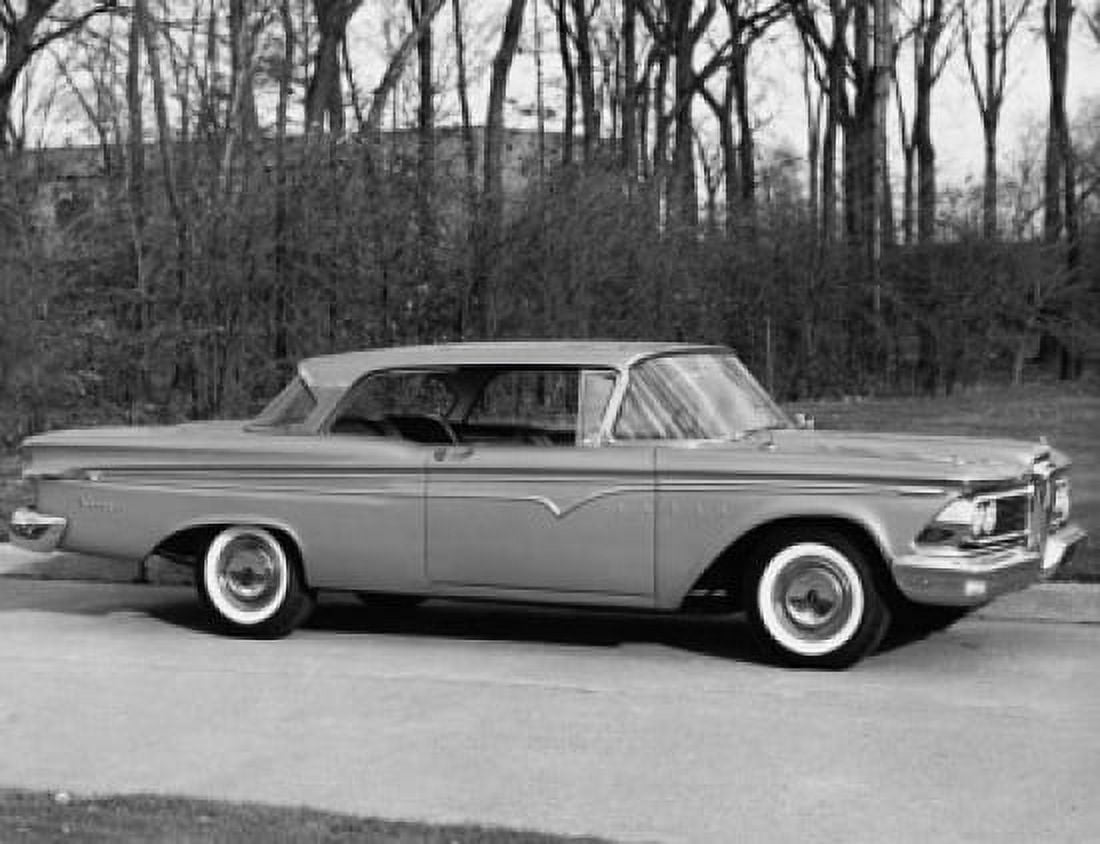 1954 Edsel parked on the road Canvas Art - (18 x 24)