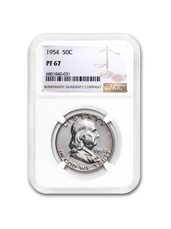1954 Franklin Half Dollar PF-67 NGC