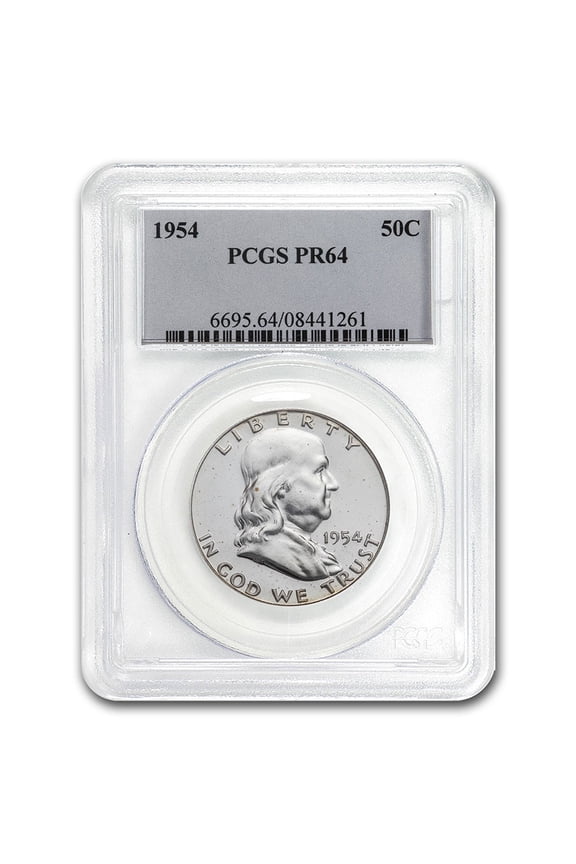 1954 Franklin Half Dollar PR-64 PCGS