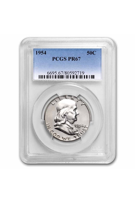1954 Franklin Half Dollar PR-67 PCGS