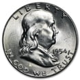 thumbnail image 1 of 1954-S Franklin Half Dollar BU, 1 of 2
