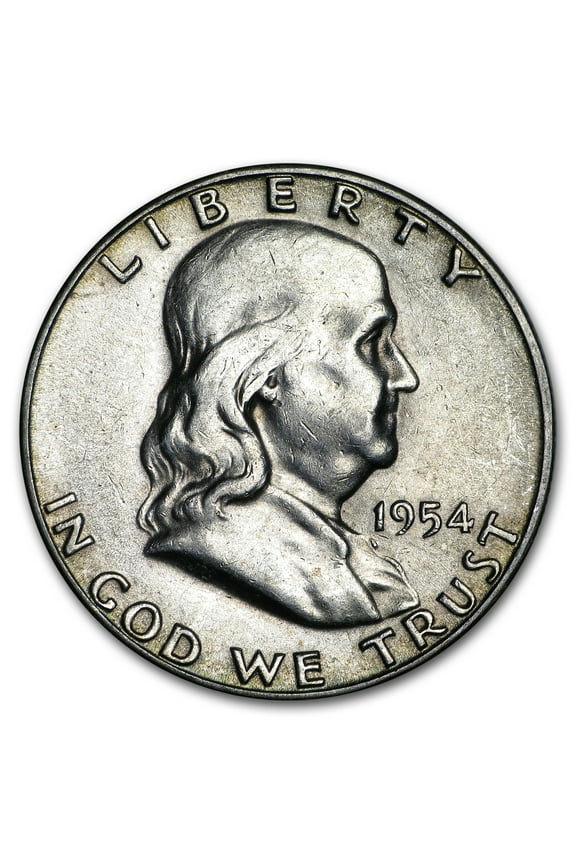 1954-S Franklin Half Dollar Fine/XF