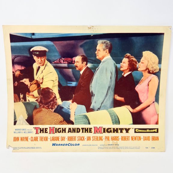 1954 The High and The Mighty Lobby Card Movie Poster (d)