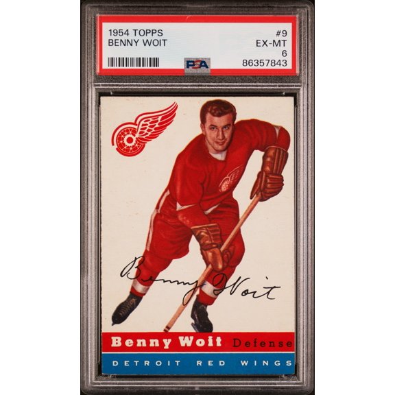 1954 Topps Benny Woit #9 PSA 6