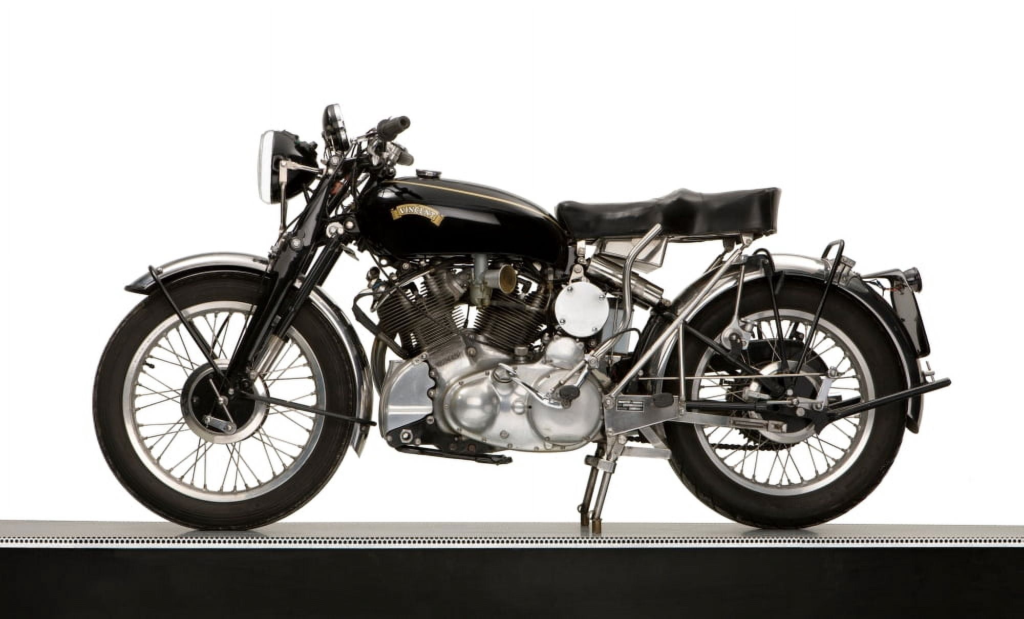 1954 Vincent 998cc Series-C Rapide motorcycle Canvas Art - Panoramic Images (24 x 40)