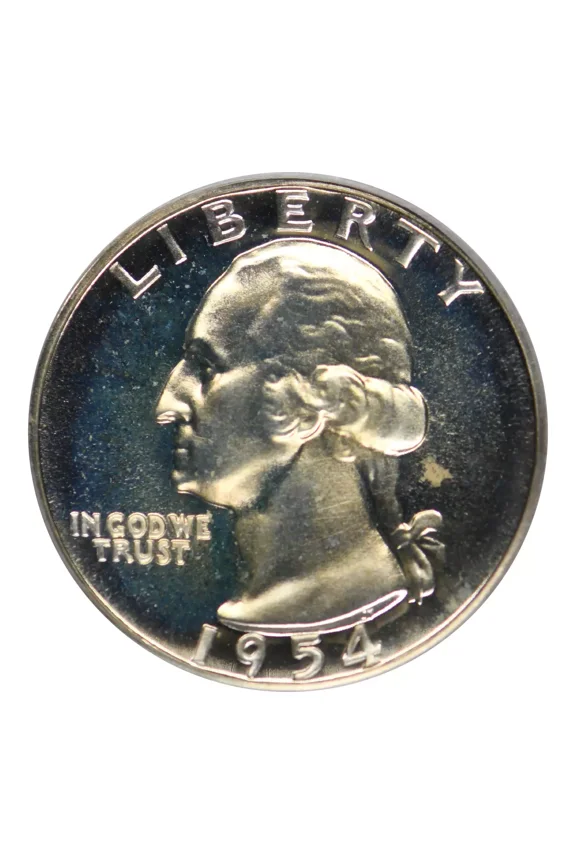 1954 Washington Quarter Silver PCGS PR-68