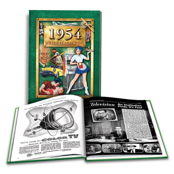 Pre-Owned 1954 What a Year It Was!: Birthday or Anniversary Gift - Coffee Table Book, 2nd edition